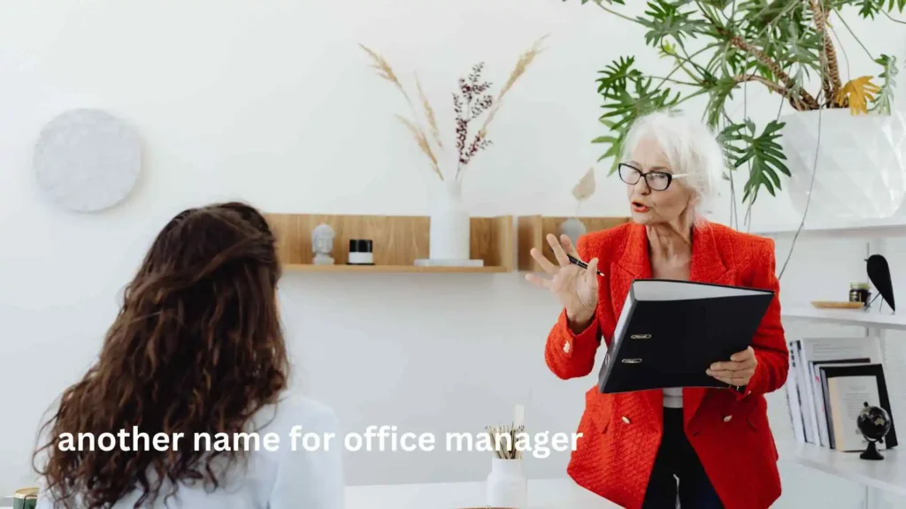 another name for office manager
