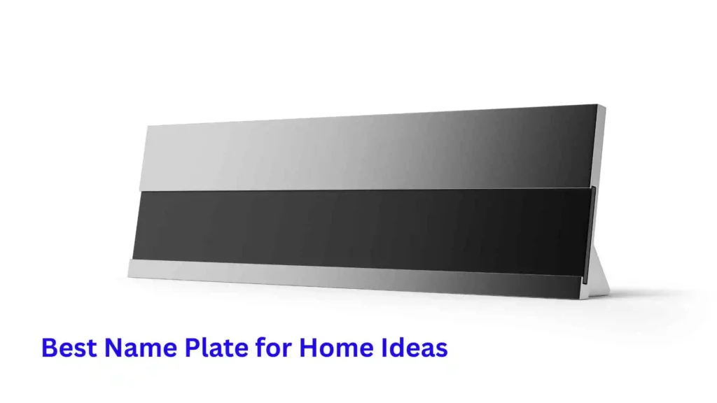 Best Name Plate for Home Ideas