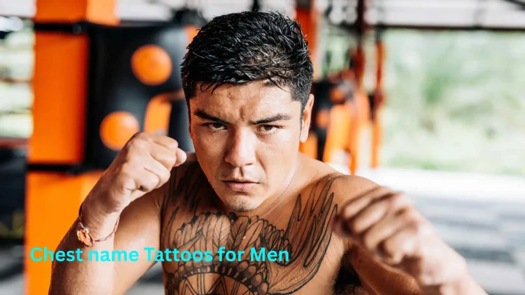 Chest name Tattoos for Men