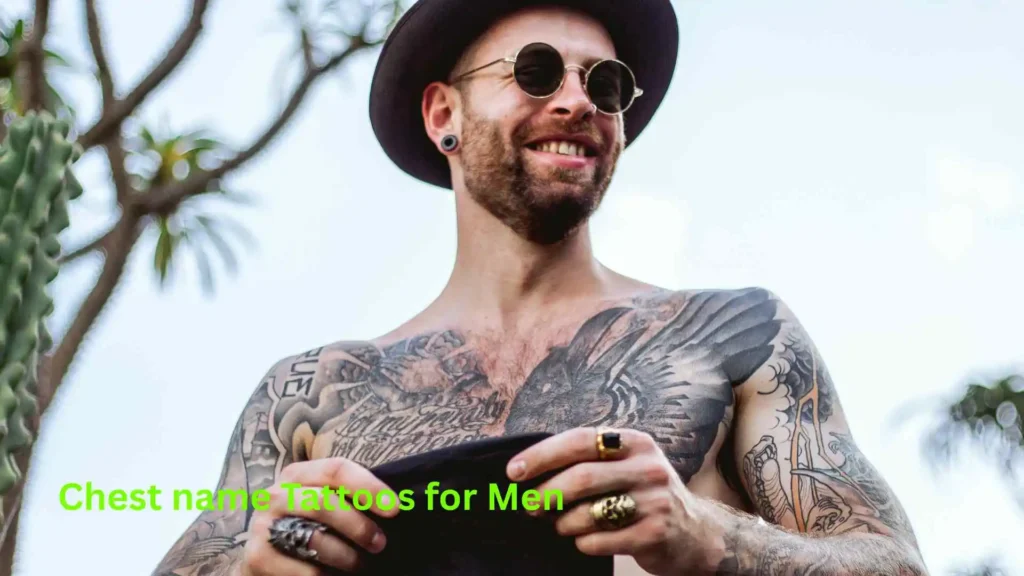 Chest name Tattoos for Men