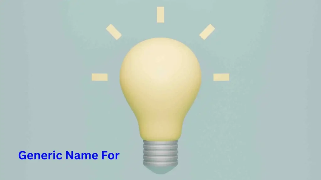 Generic Name For