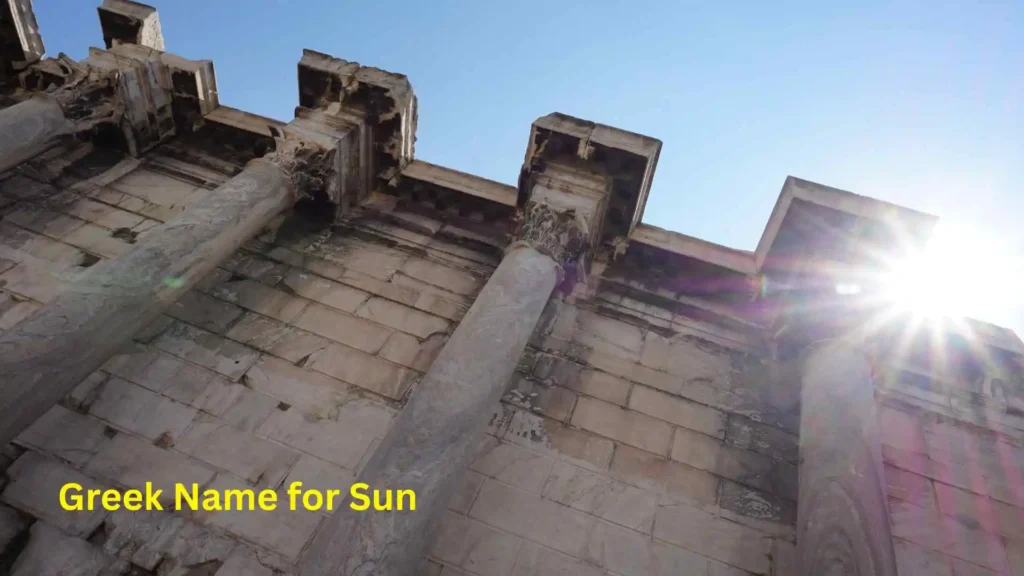 Greek Name for Sun