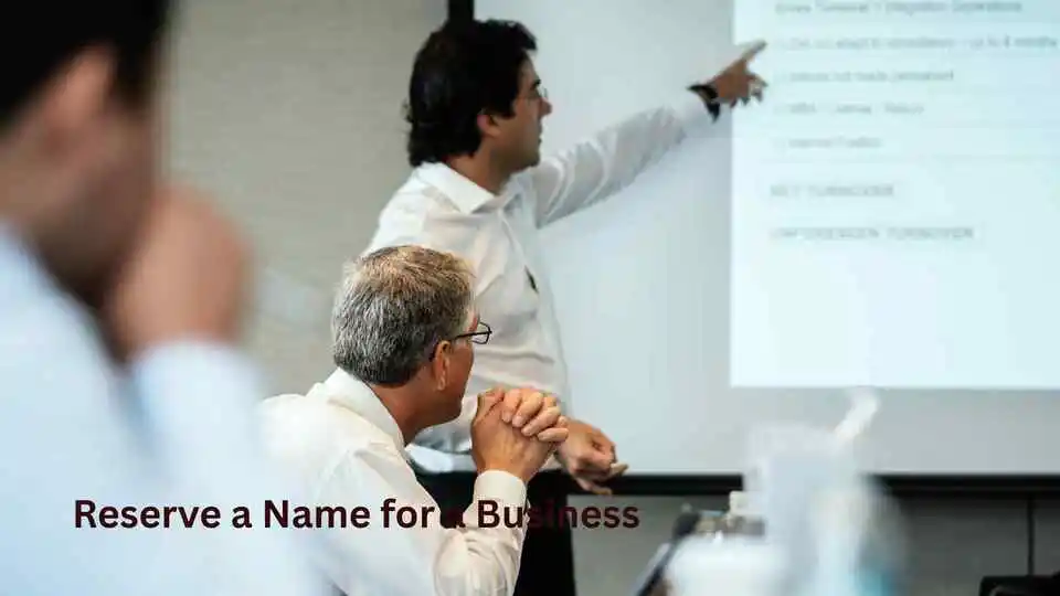 How to Reserve a Name for a Business