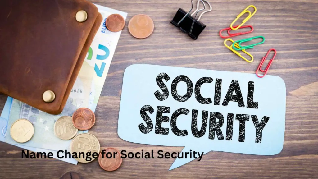 Name Change for Social Security