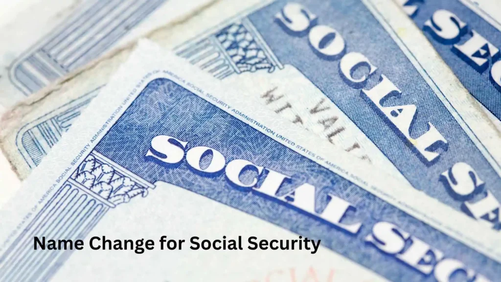 Name Change for Social Security