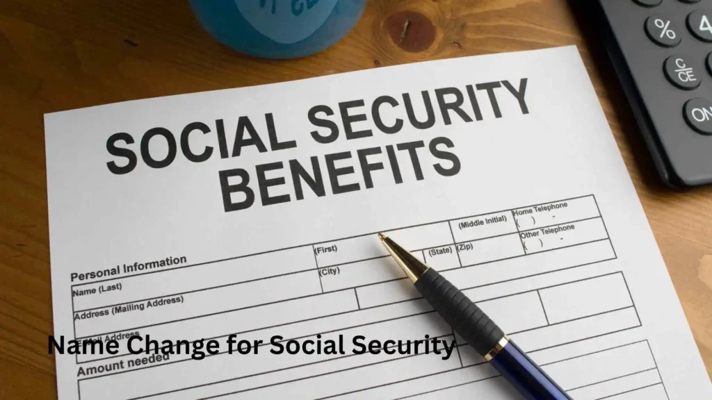 Name Change for Social Security