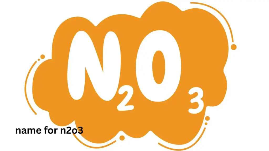 name for n2o3