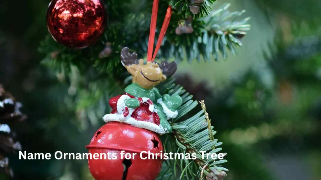 Name Ornaments for Christmas Tree