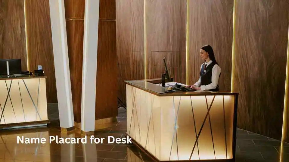 Name Placard for Desk