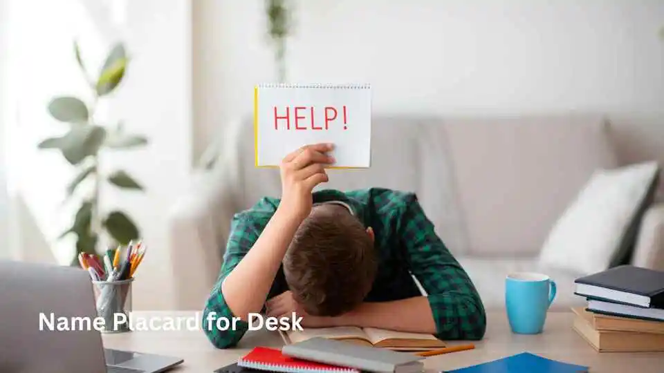 Name Placard for Desk