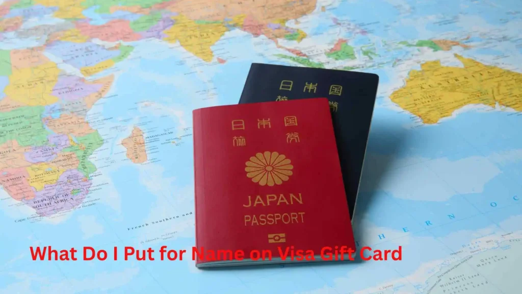 What Do I Put for Name on Visa Gift Card