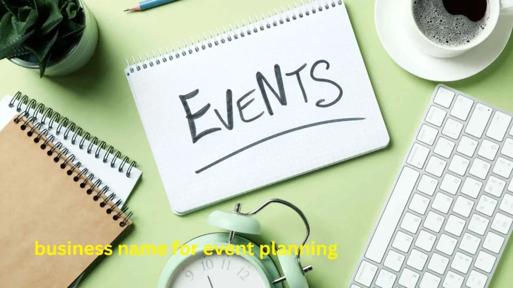 business name for event planning