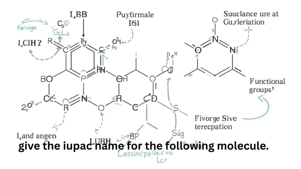 give the iupac name for the following molecule.