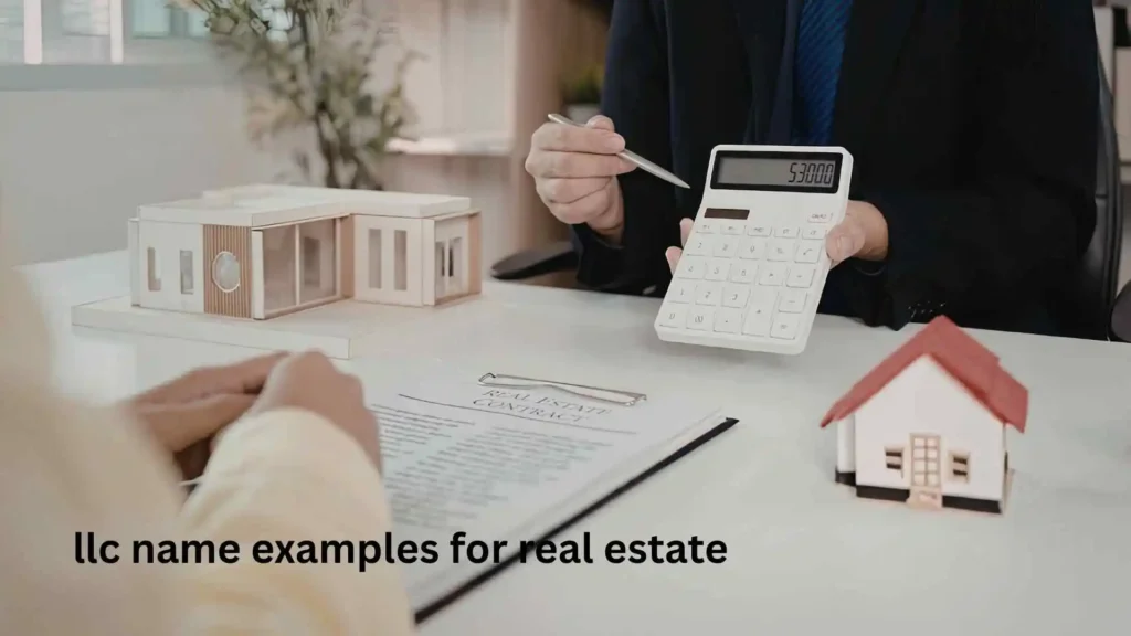 llc name examples for real estate