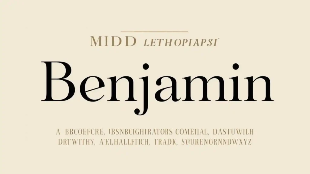 Middle Name for Benjamin