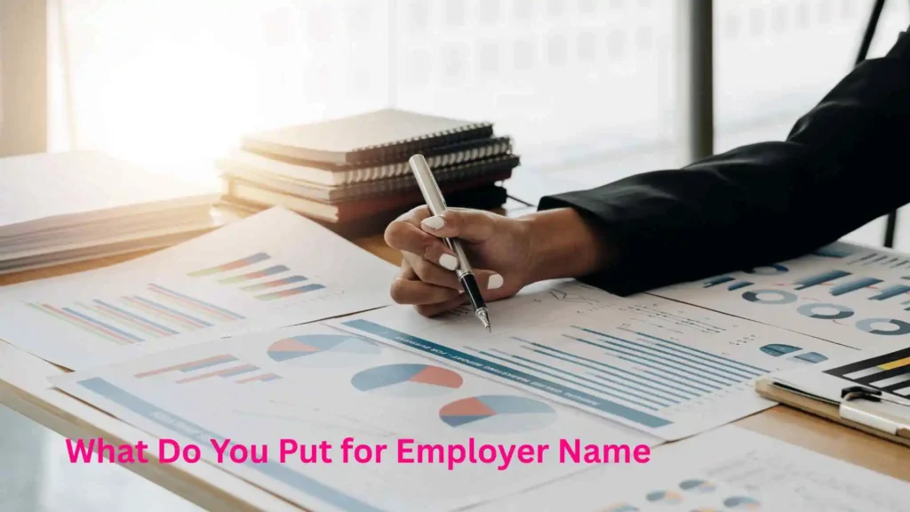 What Do You Put for Employer Name