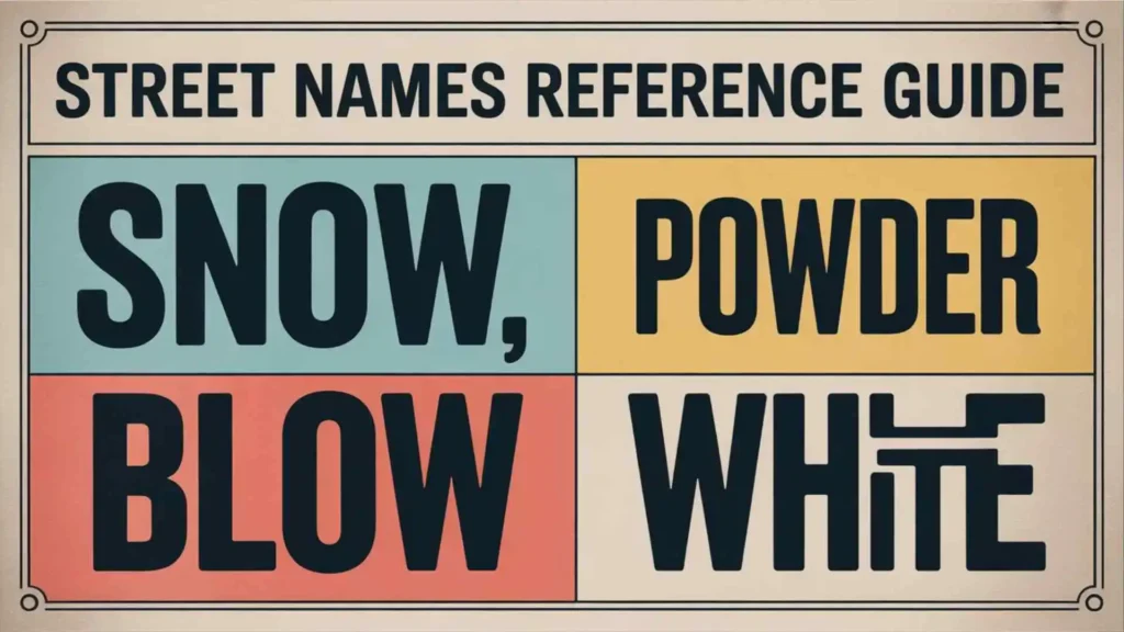 what is the street name for cocaine