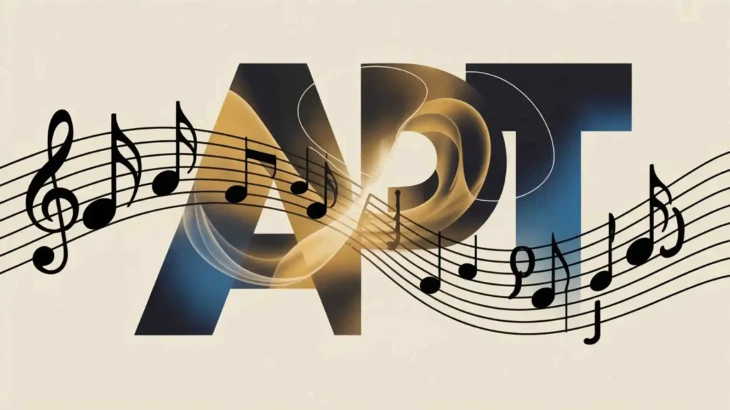 what does apt mean in the song