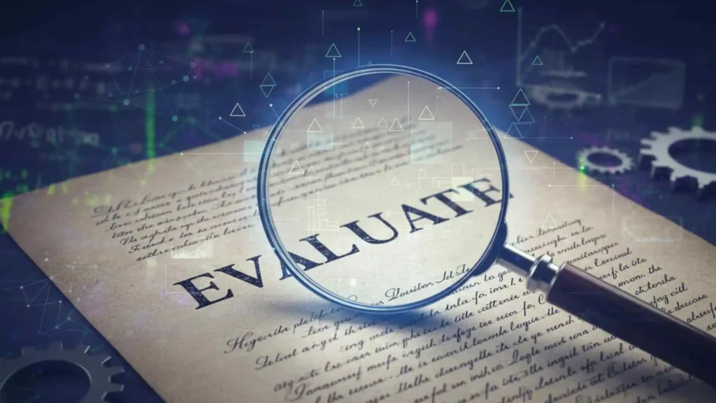 what does evaluate mean