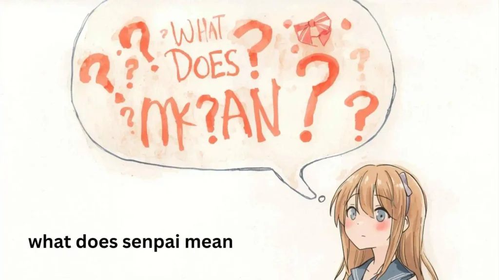 what does senpai mean