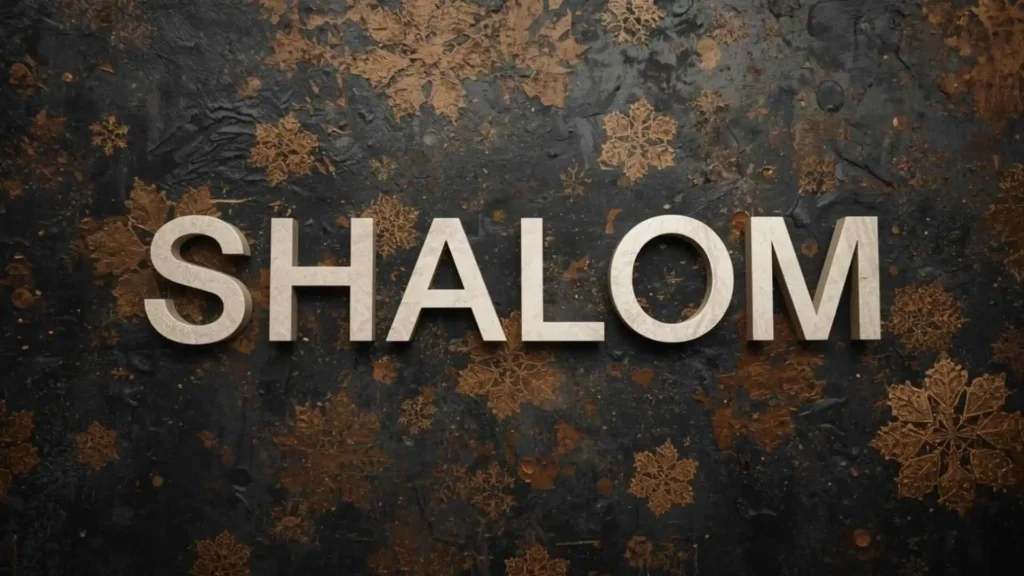 what does shalom mean