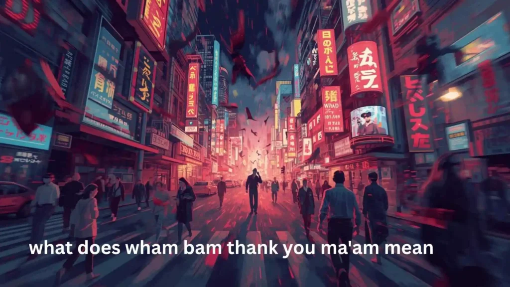 what does wham bam thank you ma'am mean