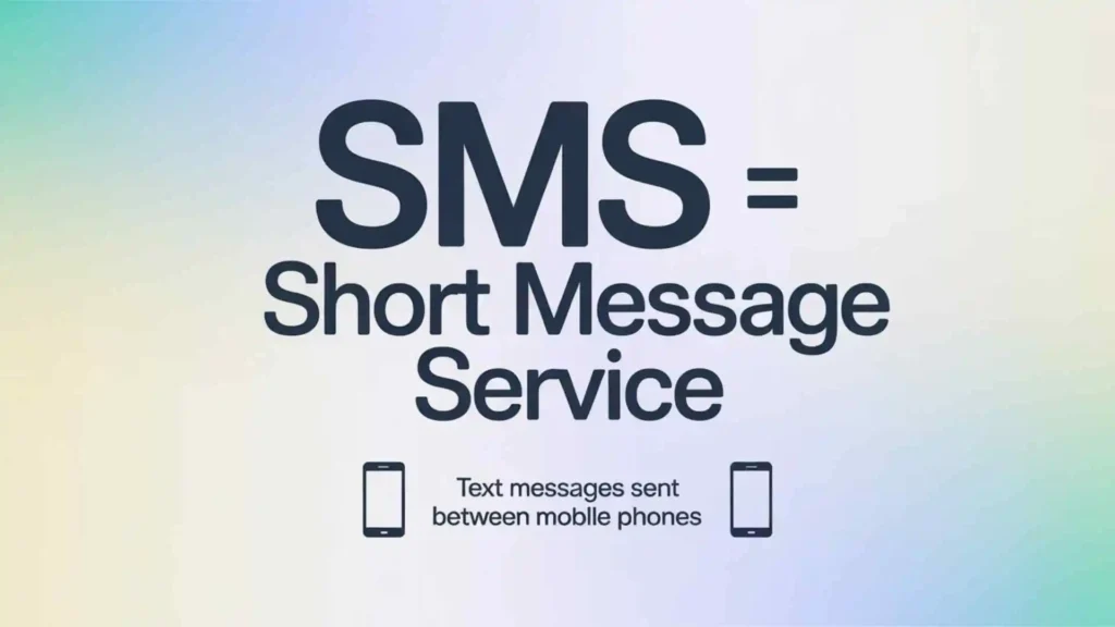 what does sms mean in texting