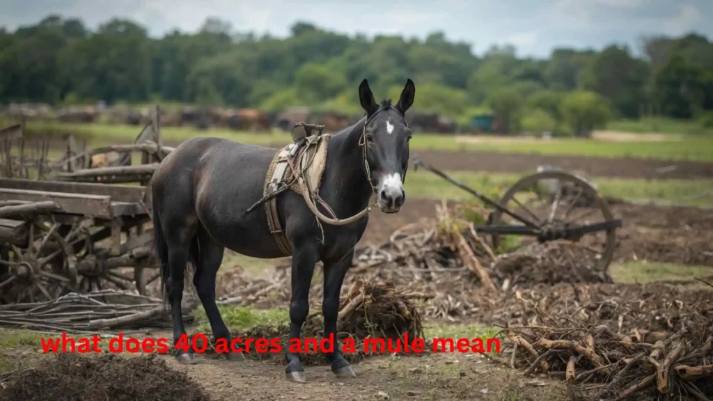 what does 40 acres and a mule mean