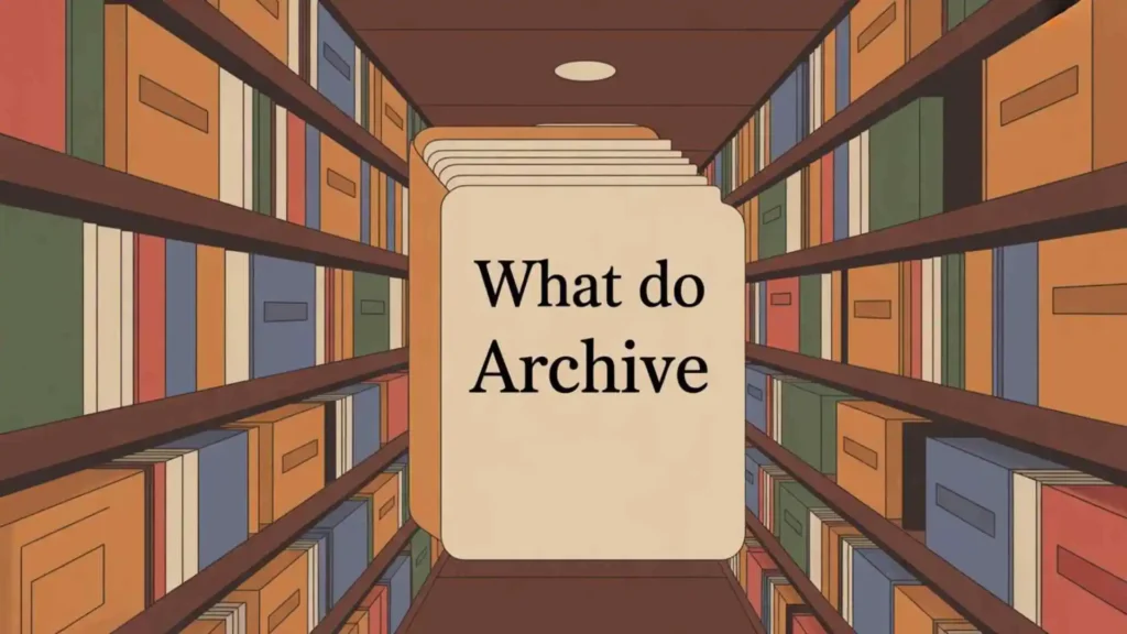 what does archive mean