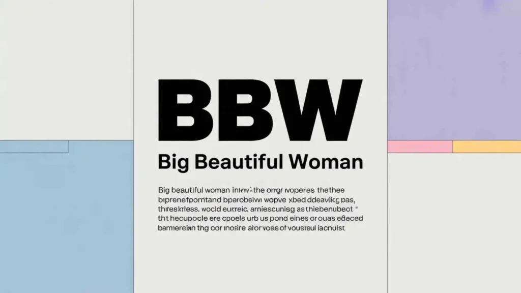 what does bbw mean