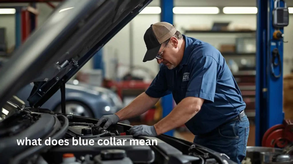 what does blue collar mean
