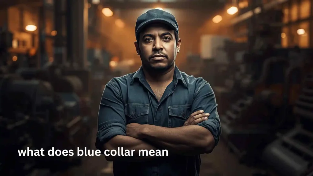 what does blue collar mean