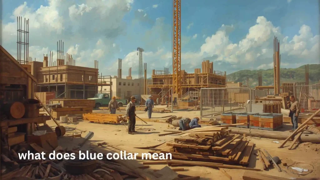 what does blue collar mean