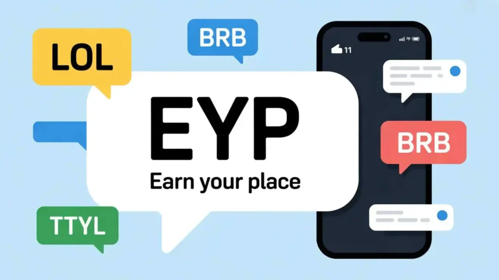 what does eyp mean in text