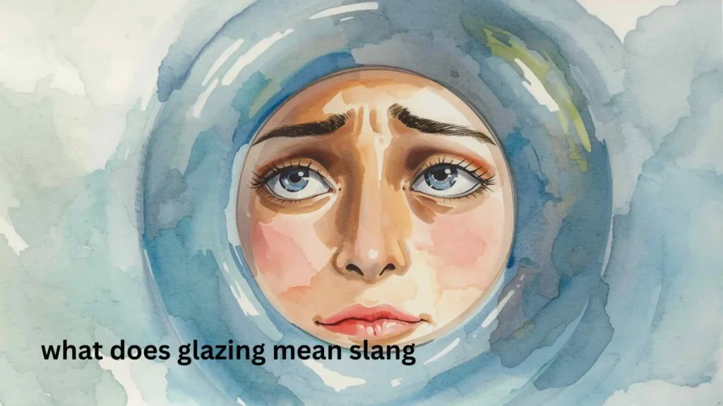 what does glazing mean slang