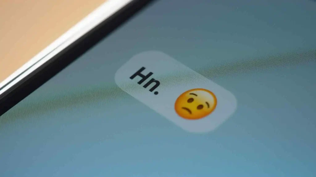 what does hn mean in text