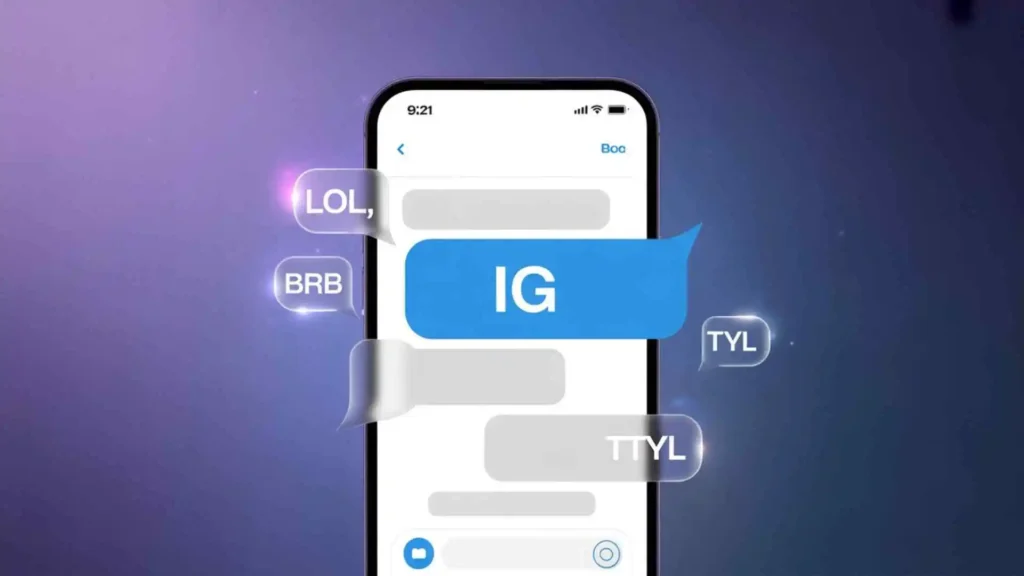 what does ig mean in text