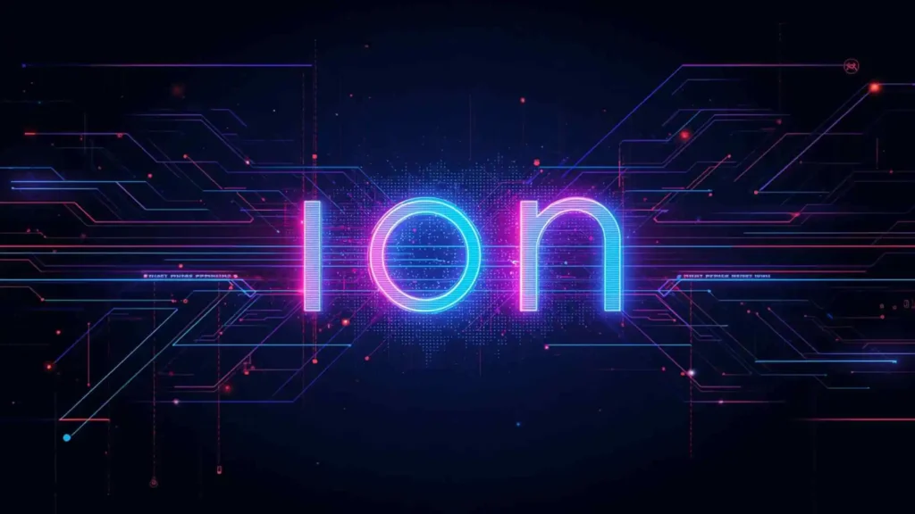 what does ion mean in text