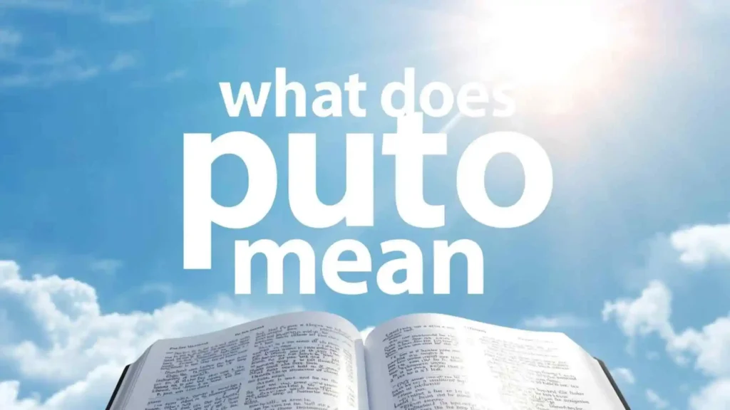 what does puto mean