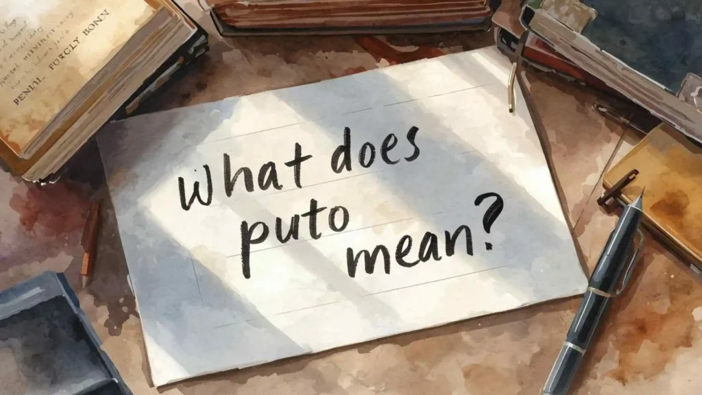 what does puto mean