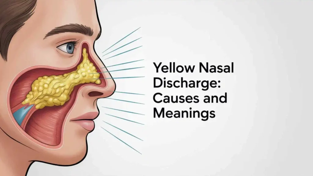 what does yellow snot mean