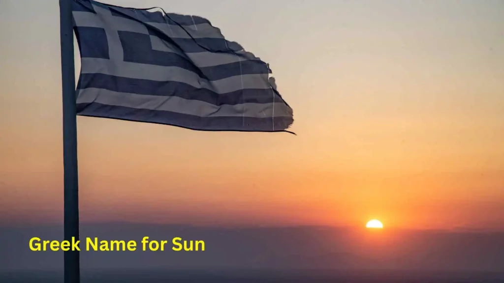 Greek Name for Sun