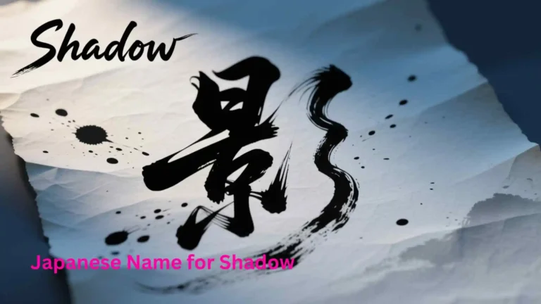 Japanese Name for Shadow