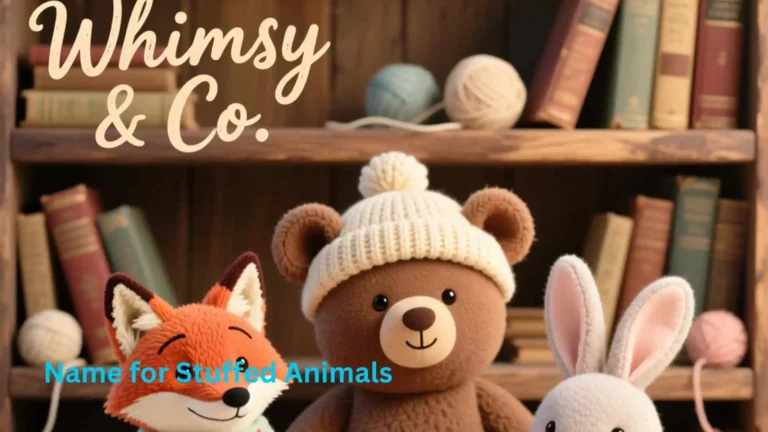 Name for Stuffed Animals