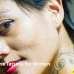 Neck Name Tattoos for Women