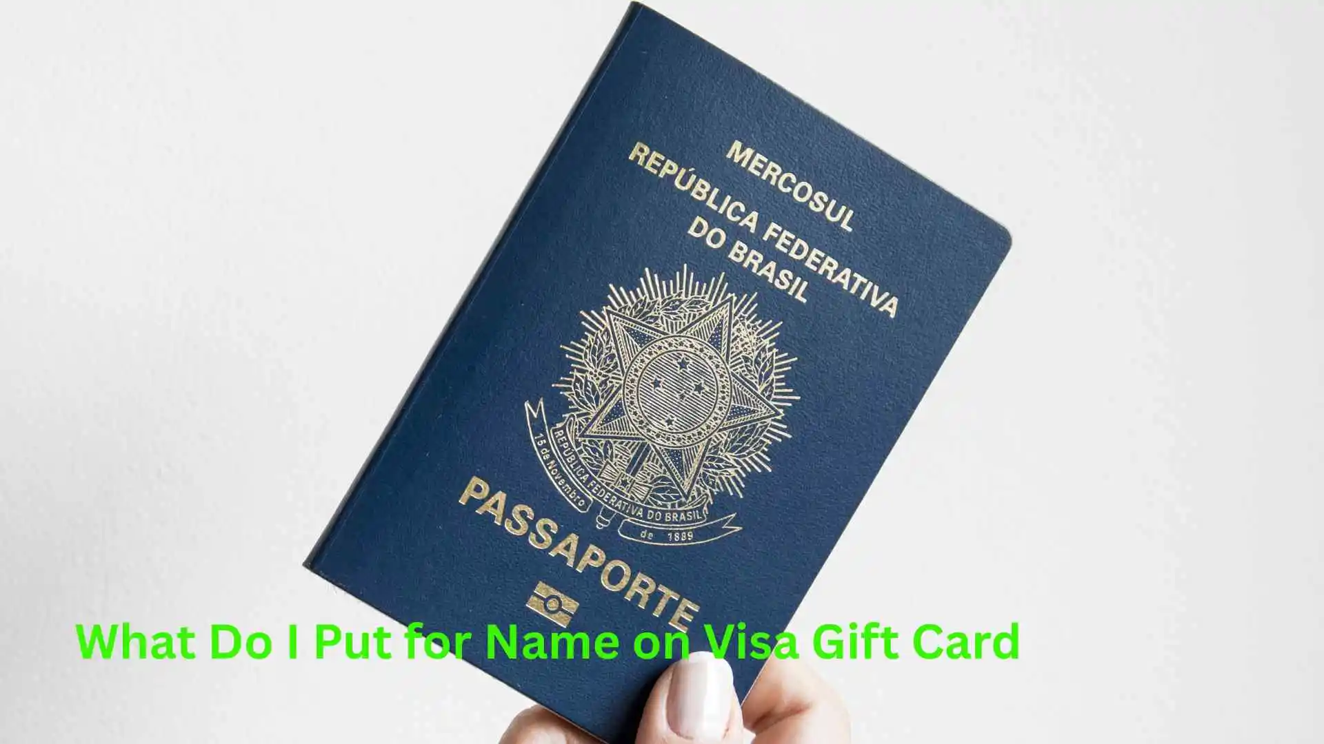 What Do I Put for Name on Visa Gift Card