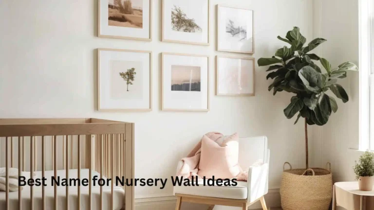 Best Name for Nursery Wall Ideas