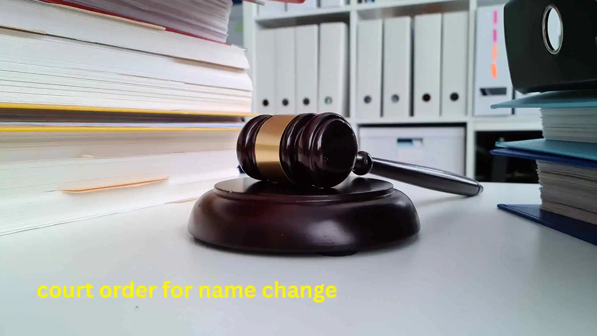 court order for name change