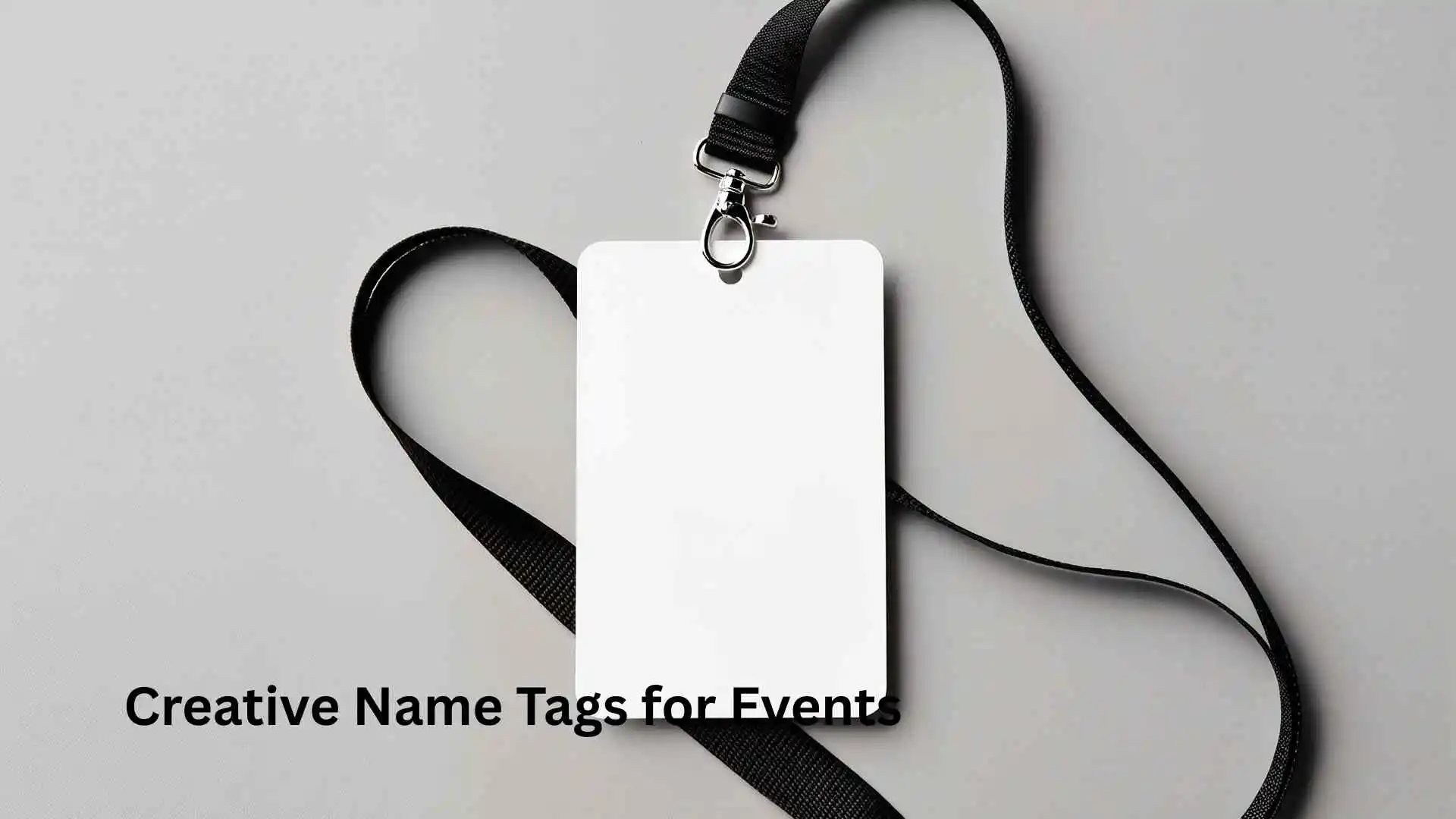 Creative Name Tags for Events