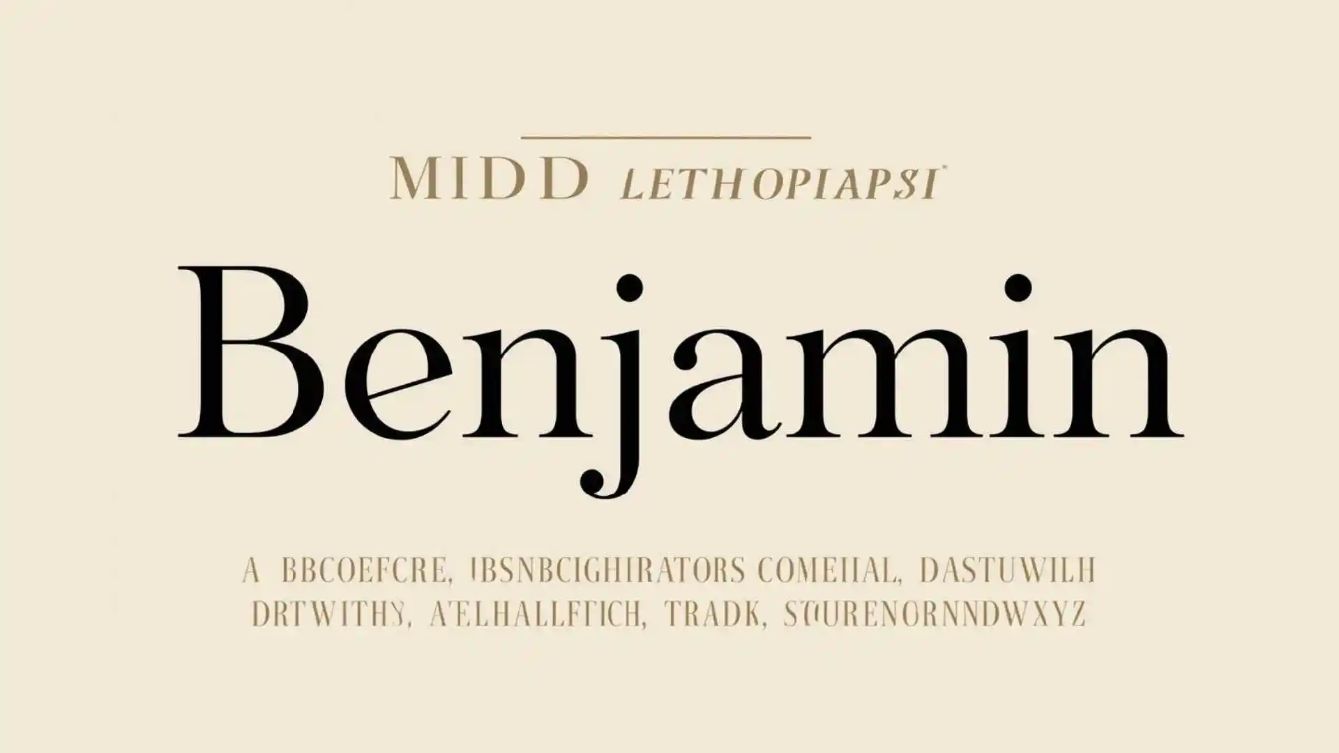 Middle Name for Benjamin